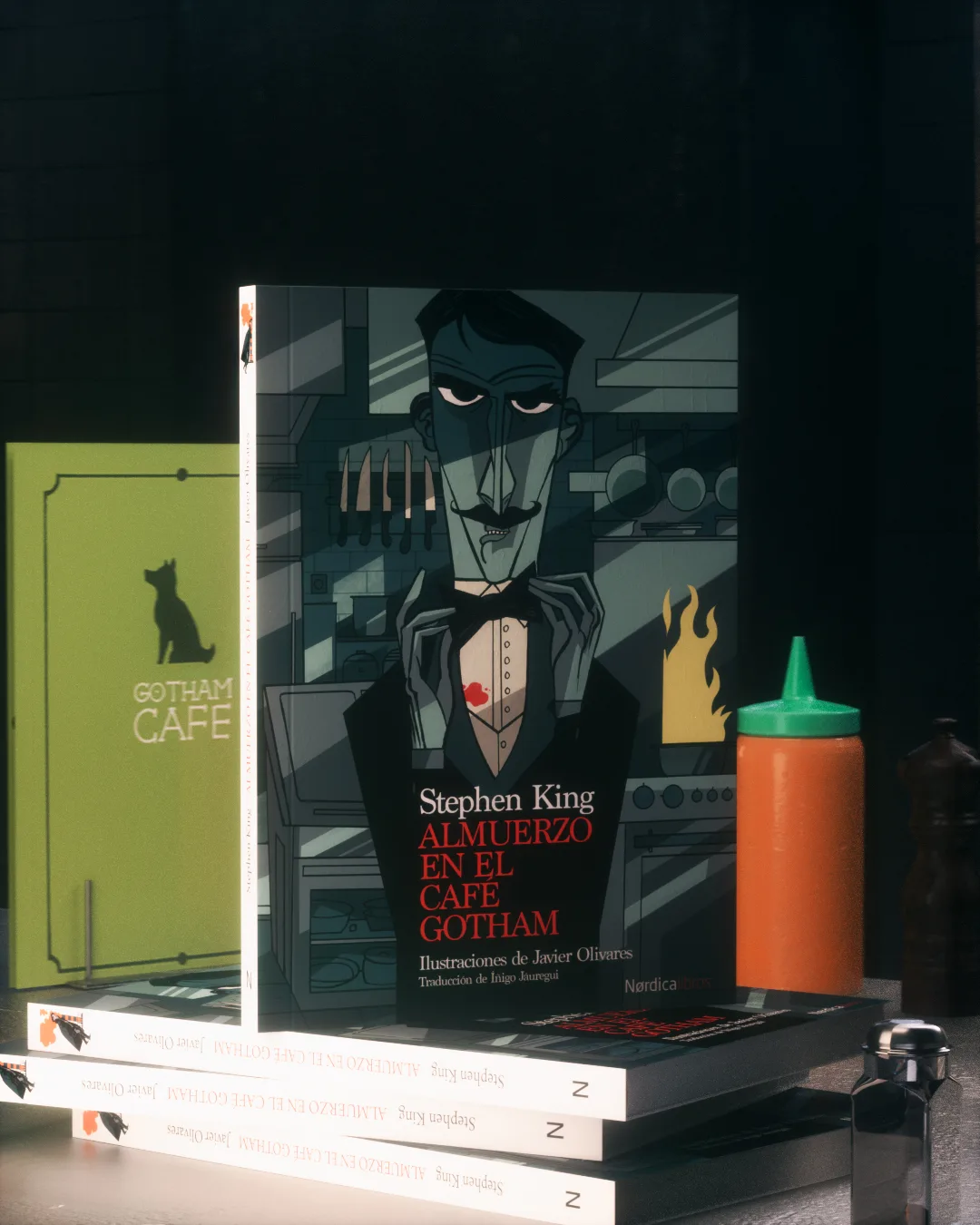 Gotham Cafe Steve Davis Nikotin Krizi ve Boşanma Gerilimi Çizimi